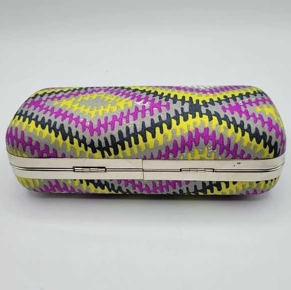 Charming Charlie yellow multicolor clutch Purse - Picture 3 of 7